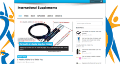 Desktop Screenshot of international-supplements.com