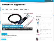 Tablet Screenshot of international-supplements.com